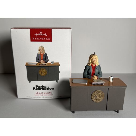 Parks and Recreation Leslie Knope 2024 Keepsake Ornament - Picture 1 of 5
